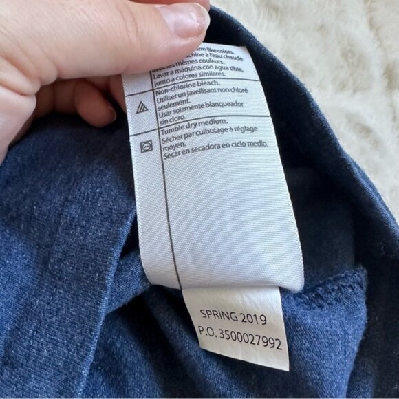 Carhartt | Navy Loose Fit Heavyweight Short Sleeve Pocket T-Shirt | Size Large - Picture 7 of 9